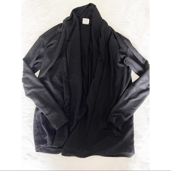 a new day Sweaters - Black blazer cardigan
